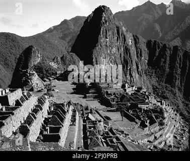 Machu Picchu - Peru, UNESCO-Weltkulturerbe Stockfoto