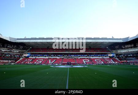 Dateifoto vom 24.-08-2022 des PSV-Stadions, Heimat von PSV Eindhoven, das sein Stadion für das nächste Heimspiel Europas teilweise schließen muss, nachdem Sevilla Torhüter Marko Dmitrovic während eines Zusammenstoßes der Europa League von einem Fan angegriffen wurde. Ausgabedatum: Donnerstag, 30. März 2023. Stockfoto