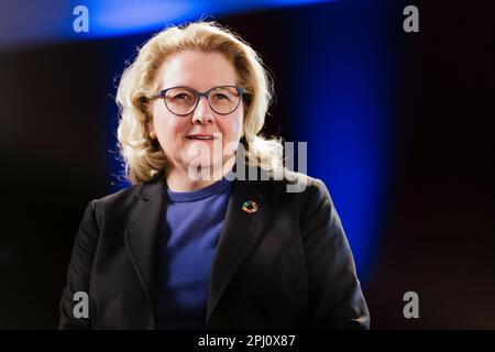 Berlin, Deutschland. 29. März 2023. Svenja Schulze (SPD), Bundesministerin für wirtschaftliche Zusammenarbeit und Entwicklung, Berlin, 29. März 2023. Kredit: dpa/Alamy Live News Stockfoto