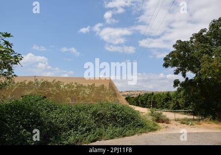 Convenience Beach in der Nähe des Naturschutzgebiets Arbel an der Westküste des Sees Galiläa, Israel Stockfoto