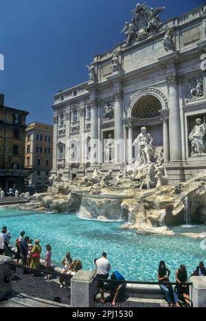 TREVI BRUNNEN ROM ITALIEN Stockfoto