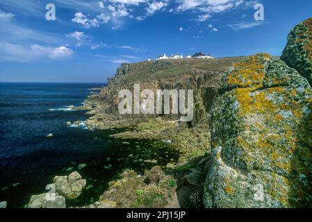 LANDS END HOTEL LANDS END CLIFFS CORNWALL ENGLAND UK Stockfoto