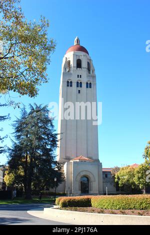 Hoover Tower, Stanford University, Kalifornien Stockfoto