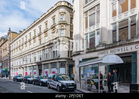 Howells Cardiff schließt nach 150 Jahren Stockfoto