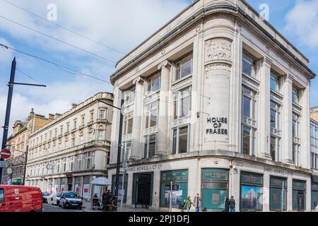 Howells Cardiff schließt nach 150 Jahren Stockfoto