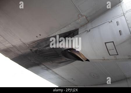 C-17 Flügelunterseite Stockfoto