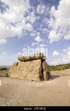 Dolmen Sa Coveccada. Moral. Sassari, Sardegna. Italia Stockfoto