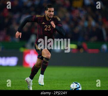 Emre kann 23 DFB im Freundschaftsspiel DEUTSCHLAND - BELGIEN 2-3 Vorbereitung auf die Europameisterschaft 2024 in Deutschland , Saison 2022/2023, am 28. März 2023 in Köln, Deutschland. © Peter Schatz / Alamy Live News Stockfoto