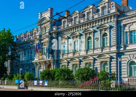 Riga, Lettland, 24. Juni 2022: Französische Botschaft in Riga in Lettland. Stockfoto