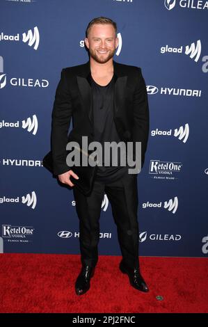 Beverly Hills, Kalifornien 30. März 2023. August Getty bei den 34. Annual GLAAD Media Awards im Beverly Hilton HotelÊin Beverly Hills, Kalifornien am 30. März 2023. Kredit: Jeffrey Mayer/Jtm Photos/Media Punch/Alamy Live News Stockfoto