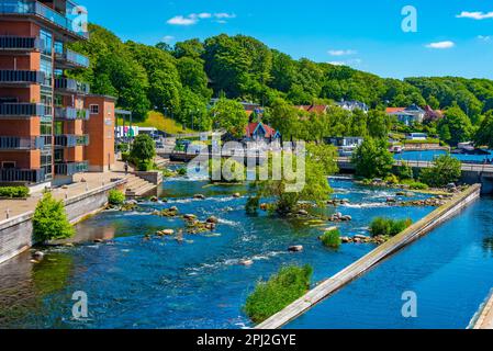 Silkeborg, Dänemark, 16. Juni 2022: Papirmuseum - ein Papiermuseum in der dänischen Stadt Silkeborg. Stockfoto