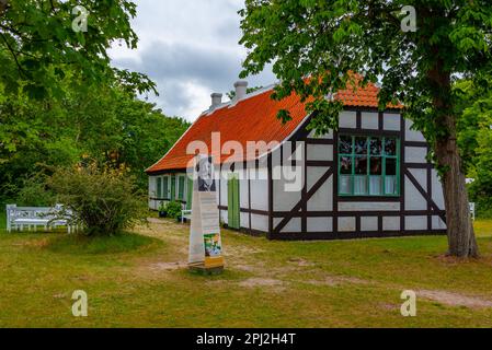 Skagen, Dänemark, 15. Juni 2022: Drachmann Hus Museum in der dänischen Stadt Skagen. Stockfoto