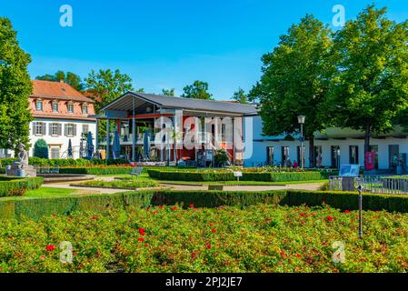 Bamberg, Deutschland, 10. August 2022: Blick auf die Geyerswörth-Gärten in Bamberg. Stockfoto