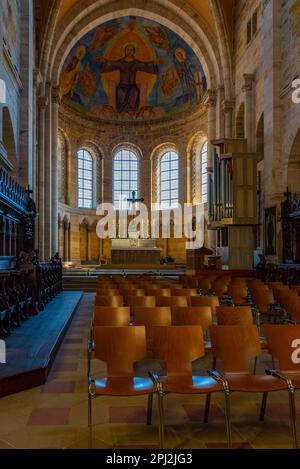 Bamberg, Deutschland, 10. August 2022: Innere des Doms in der Deutschen Stadt Bamberg. Stockfoto