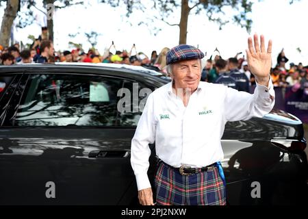 Melbourne, Australien. 31. März 2023. Jackie Stewart (GBR). 31.03.2023. Formel-1-Weltmeisterschaft, Rd 3, Australian Grand Prix, Albert Park, Melbourne, Australien, Übungstag. Das Foto sollte wie folgt lauten: XPB/ . Kredit: XPB Images Ltd/Alamy Live News Stockfoto