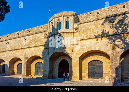 Rhodos, Griechenland, 27. August 2022: Städtische Kunstgalerie von Rhodos in Griechenland. Stockfoto