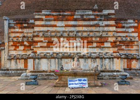 Anuradhapura, Sri Lanka, 9. Februar 2022: Jetavanarama dagoba at annuradhapura at Sri Lanka. Stockfoto