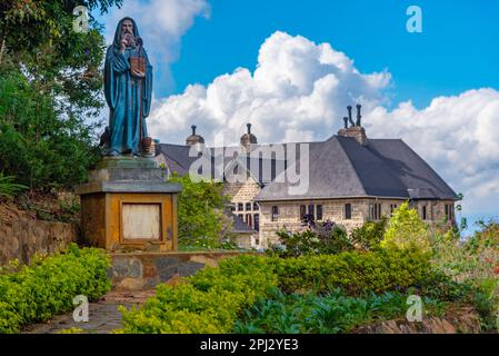 Haputale, Sri Lanka, 29. Januar 2022: Kloster Adisham bei Haputale, Sri Lanka. Stockfoto