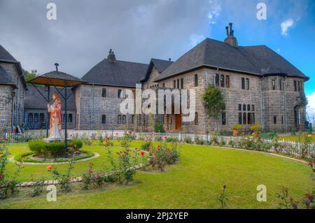 Haputale, Sri Lanka, 29. Januar 2022: Kloster Adisham bei Haputale, Sri Lanka. Stockfoto