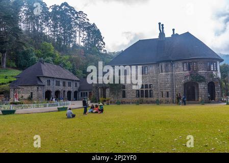 Haputale, Sri Lanka, 29. Januar 2022: Kloster Adisham bei Haputale, Sri Lanka. Stockfoto