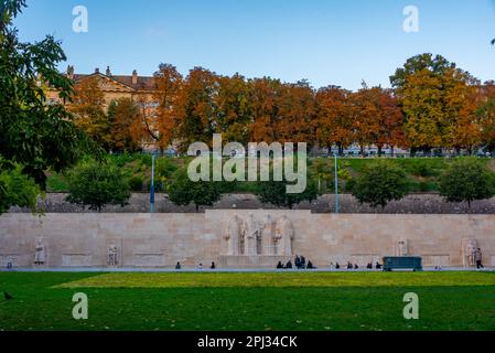 Genf, Schweiz, 19. September 2022: Mauer der Reformer in der schweizer Stadt Genf. Stockfoto