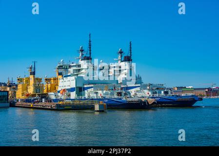 Helsinki, Finnland, 21. Juli 2022: Eisbrecher in der finnischen Hauptstadt Helsinki. Stockfoto