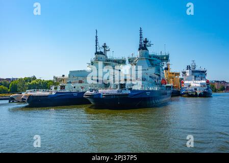 Helsinki, Finnland, 21. Juli 2022: Eisbrecher in der finnischen Hauptstadt Helsinki. Stockfoto