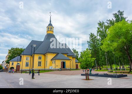 Lappeenranta, Finnland, 26. Juli 2022: St. Mary's Church of Lappee in Lappeenranta, Finnland. Stockfoto