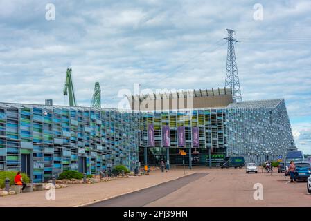 Kotka, Finnland, 27. Juli 2022: Maritime Centre Vellamo in Kotka, Finnland. Stockfoto