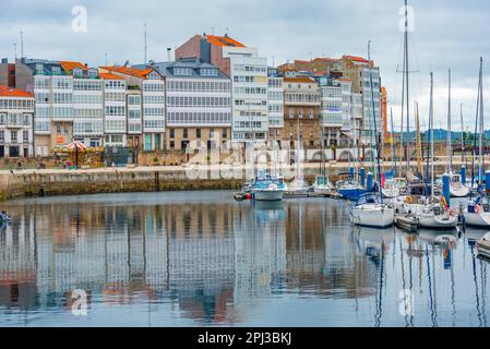 A Coruna, Spanien, 11. Juni 2022: Blick auf den Hafen Von A Coruna, Spanien. Stockfoto