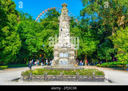 Santiago de Compostela, Spanien, 10. Juni 2022: Alameda-Park in Santiago de Compostela in Spanien. Stockfoto