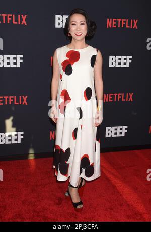 Hikari trifft am 30. März 2023 im Tudum Theater in Los Angeles, Kalifornien, bei Netflix's "BEEF" Los Angeles Premiere ein. © Janet Gough / AFF-USA.COM Stockfoto