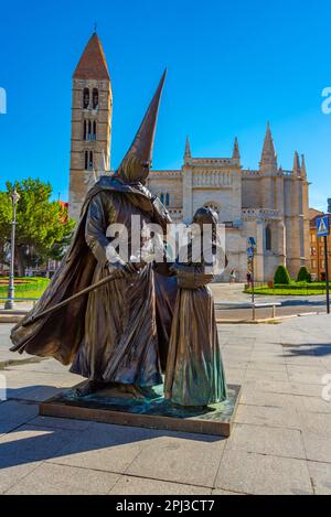 Valladolid, Spanien, 7. Juni 2022: Hommage an Cofrade de Valladolid in der spanischen Stadt Valladolid. Stockfoto