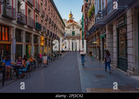 Valladolid, Spanien, 6. Juni 2022: Iglesia de la Santa Vera Cruz in Valladolid, Spanien. Stockfoto