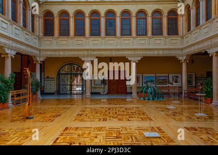 Teruel, Spanien, 5. Juni 2022: Das Innere des Museums der Heiligen Künste in Teruel, Spanien. Stockfoto