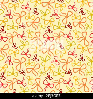 Einfaches, nahtloses Farbband. Handgezeichnetes flaches Design. Stock Vektor