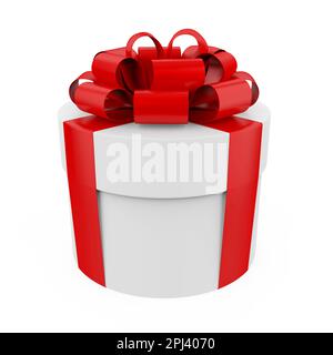 Geschenkbox isoliert Stockfoto