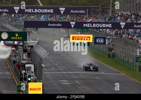 Melbourne, Australie. 31. März 2023. 23 ALBON Alexander (tha), Williams Racing FW45, Action während des Formel 1 Rolex Grand Prix 2023, 3. Runde der Formel-1-Weltmeisterschaft 2023 von 31. März bis 2. April 2023 auf dem Albert Park Circuit in Melbourne, Australien – Foto DPPI Credit: DPPI Media/Alamy Live News Stockfoto