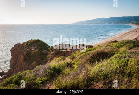 Point Dume State Beach in Kalifornien Stockfoto