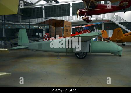 Deutschland, Oberbayern, Schleissheim - Fly-in (Flugtag) 4.-5. Juli 2015. Amateurdesign, insgeheim von einer Ostberliner Familie für einen Versuch versammelt Stockfoto