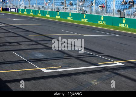 Melbourne, Australien. 31. März 2023. Track Impression, F1 Grand Prix von Australien auf dem Albert Park Circuit am 31. März 2023 in Melbourne, Australien. (Foto von HIGH TWO) dpa/Alamy Live News Stockfoto
