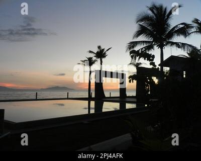 Die Philippinen, Samar Island, Calbayog City: Ruhige Sonnenuntergänge an der Nordostküste. Stockfoto