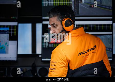 Melbourne, Australien. 31. März 2023. Andrea Stella (ITA, McLaren F1 Team), F1 Grand Prix von Australien auf dem Albert Park Circuit am 31. März 2023 in Melbourne, Australien. (Foto von HIGH TWO) dpa/Alamy Live News Stockfoto