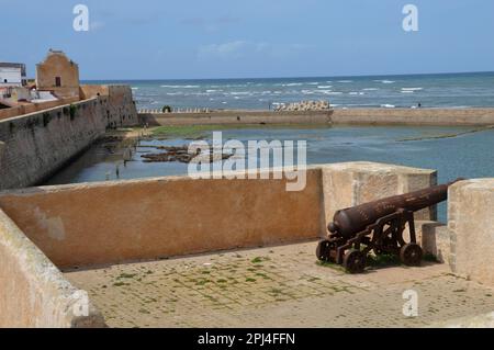 Marokko, El-Jadida, La Cité Portugaise: Die befestigte Stadt Mazagan, die 1502 von den Portugiesen gegründet wurde, war der letzte portugiesische Besitz auf Der A Stockfoto