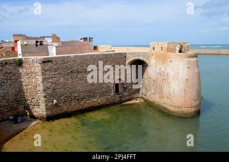 Marokko, El-Jadida, La Cité Portugaise: Die befestigte Stadt Mazagan, die 1502 von den Portugiesen gegründet wurde, war der letzte portugiesische Besitz auf Der A Stockfoto