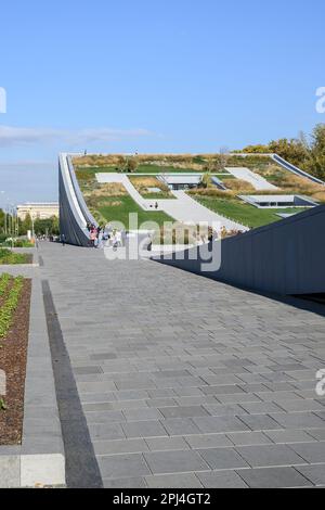 Ethnographie-Museum, Legit Park, Budapest, Ungarn Stockfoto