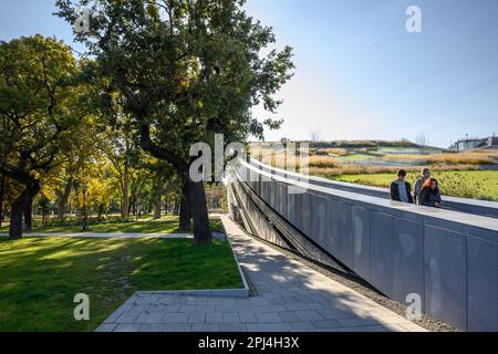 Ethnographie-Museum, Legit Park, Budapest, Ungarn Stockfoto