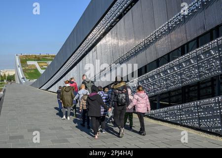 Ethnographie-Museum, Legit Park, Budapest, Ungarn Stockfoto