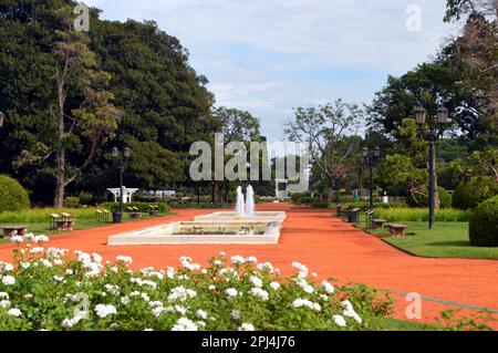 Argentinien, Buenos Aires: Parque Tres de Febrero oder Bosques de Palermo, ein 1874 nach dem Sturz des starken Mannes Juan Manuel de Rosa entstandener Park Stockfoto