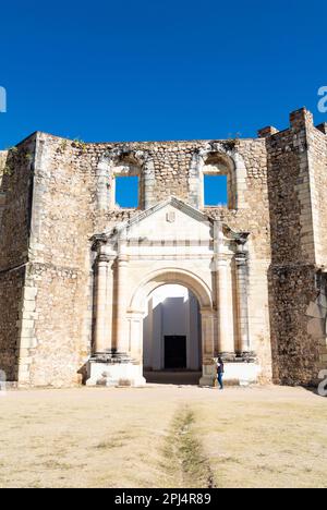 Cuilapan de Guerrero, Oaxaca, Mexiko, das ehemalige Kloster von Santiago Apostolin Cuilapan de Guerrero Stockfoto